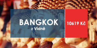 Bangkok – Thajsko 10 619 Kč Levna letenka z Vidne do Bangkoku za 10619 Kc