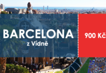 Super akce v březnu: Vídeň – Barcelona od 900 Kč Levna letenka z Vidne do Barcelony za 900 Kc