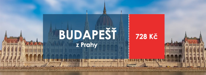Levna letenka z Prahy do Budapesti za 728 Kc