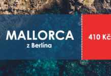 Levné letenky: Mallorca – Palma de Mallorca z Berlína od 410 Kč Levna letenka z Berlina na Mallorcu za 410 Kc