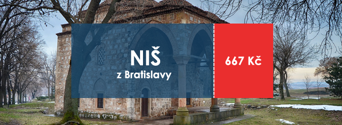 Levna letenka z Bratislavy do Nise za 667 Kc