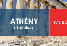 Levné letenky: Řecko – Athény z Bratislavy od 971 Kč Levna letenka z Bratislavy do Athen za 971Kc