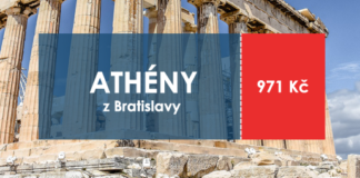 Levné letenky: Řecko – Athény z Bratislavy od 971 Kč Levna letenka z Bratislavy do Athen za 971Kc