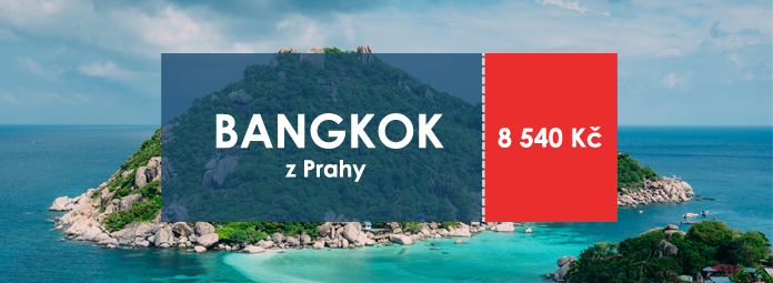 Levna letenka z Prahy do Bangkoku za 8540 Kc