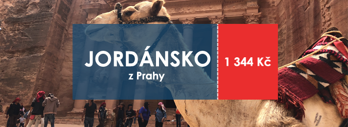 Levna letenka z Prahy do Jordanska za 1344 Kc