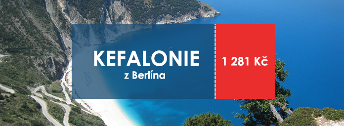 Levné letenky do Kefalonie z Berlína za 1 281 Kč