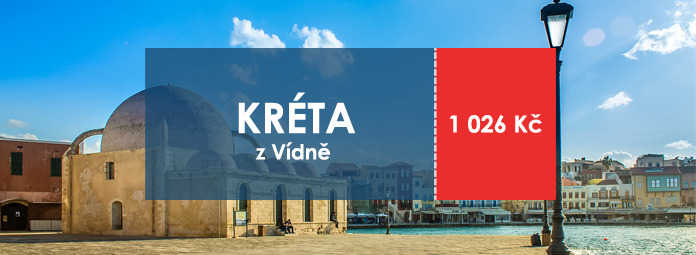 Levné letenky na Krétu z Vídně za 1 026 Kč