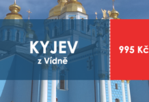 Levné letenky: Ukrajina – Kyjev z Vídně od 995 Kč Levna letenka z Vidne do Kyjeva za 995 Kc