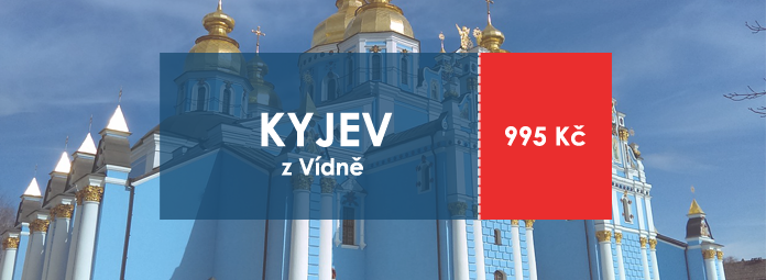Levna letenka z Vidne do Kyjeva za 995 Kc