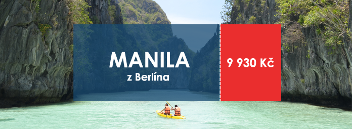 Levna letenka z Berlina do Manily za 9930 Kc