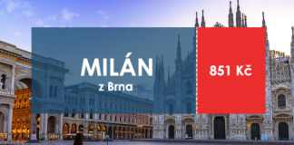 Levné letenky: Milán z Brna od 851 Kč Levna letenka z Brna do Milanu za 851 Kc