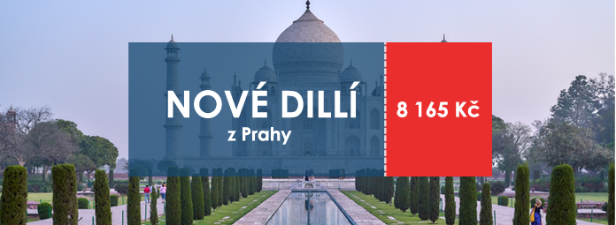 Levné letenky Nové Dillí z Prahy za 8165 Kč