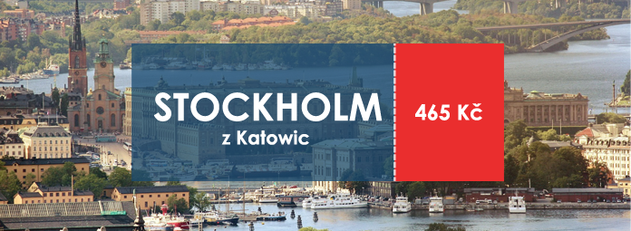 Levné letenky do Stockholmu z Katowic za 465Kč