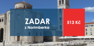 Levné letenky: Chorvatsko – Zadar z Norimberka od 513 Kč Levné letenky do Chorvatska Zadar z Norimberka za 513 Kč