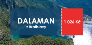 Levné letenky: Turecko – Dalaman z Bratislavy od 1 026 Kč